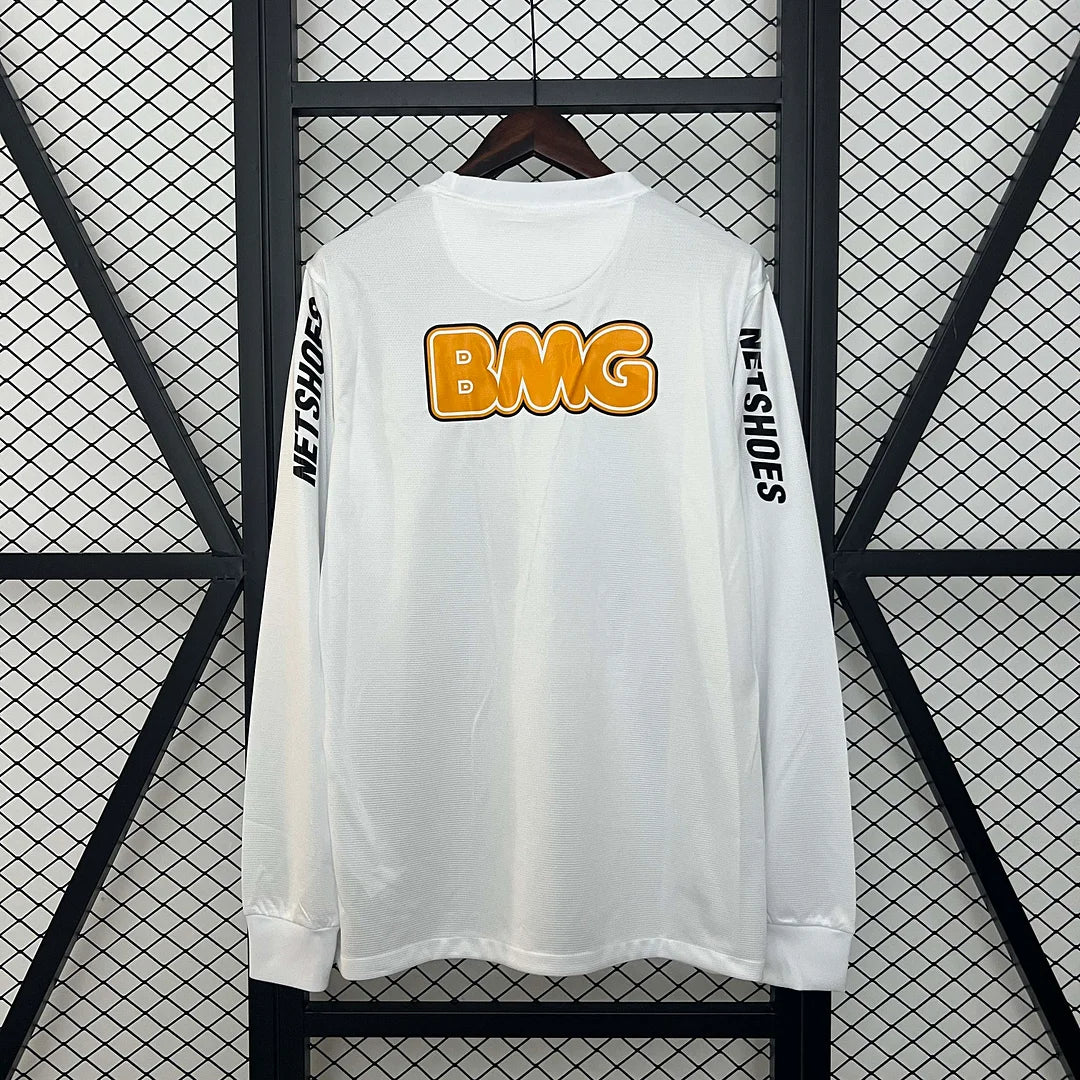 2012 Retro Long Sleeve Santos Home Football Shirt