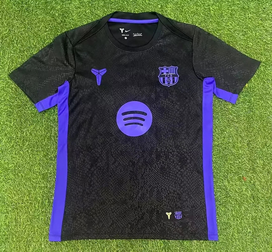 2025/2026 Barcelona Kobe Bryant Collaboration Black Football Jersey