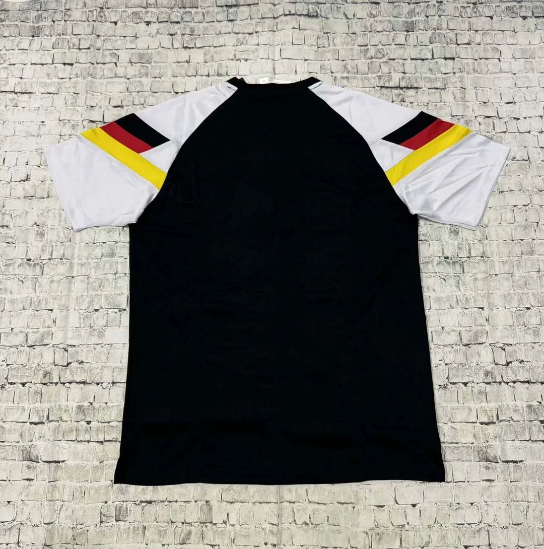 2024 Germany Training Wear Black and White Football Shirt