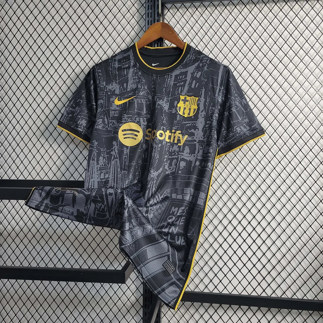 2023/2024 Barcelona Special Edition Black Football Shirt