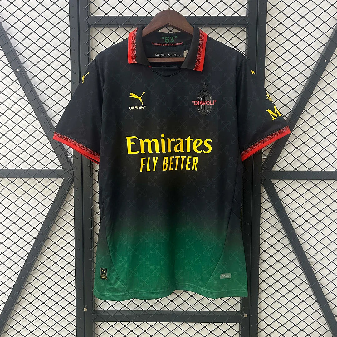 2024/2025 AC Milan Fourth Away Black Soccer Jersey