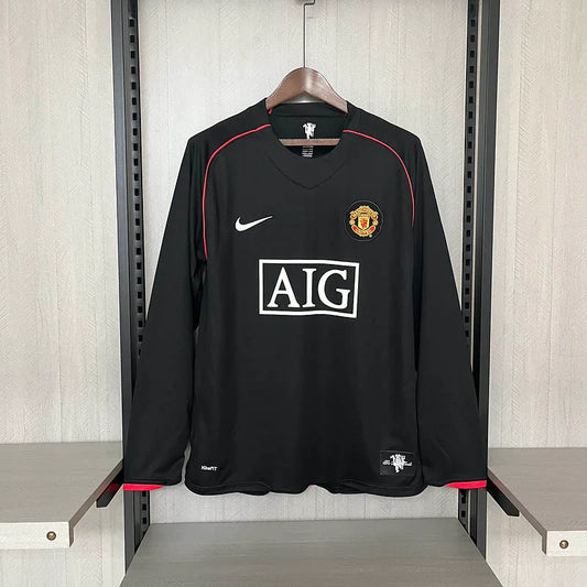 2007/2008 Retro Long Sleeve Manchester United Third Away Football Shirt