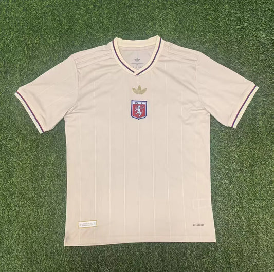 2024/2025 Lyon 75th Anniversary Edition Off White Football Shirt
