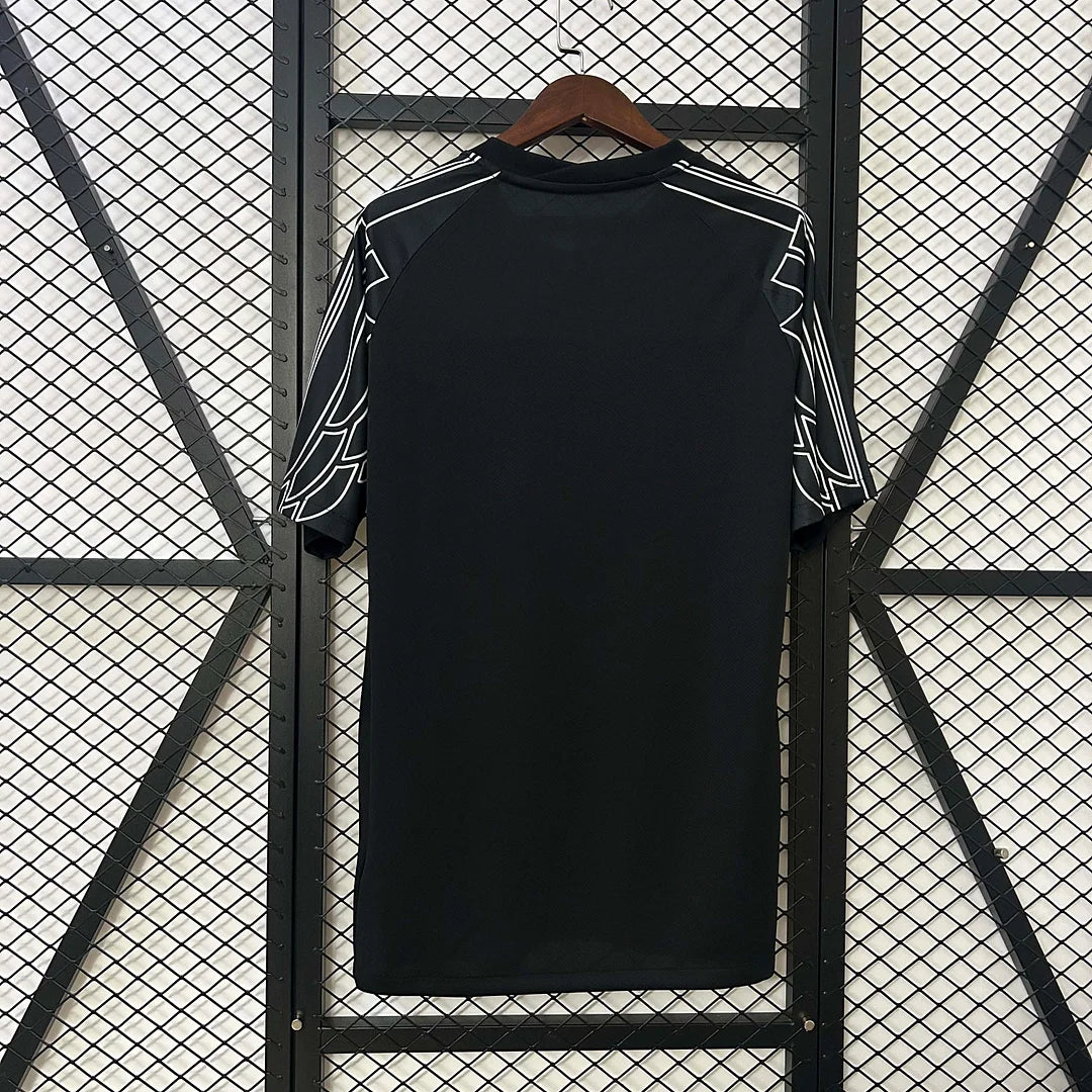 2024/2025 Psg Paris Saint-Germain Fourth Away Black Football Shirt