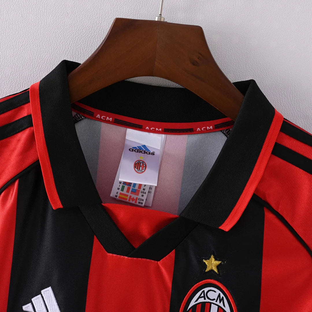 1998/1999 Retro AC Milan Home Football Shirt