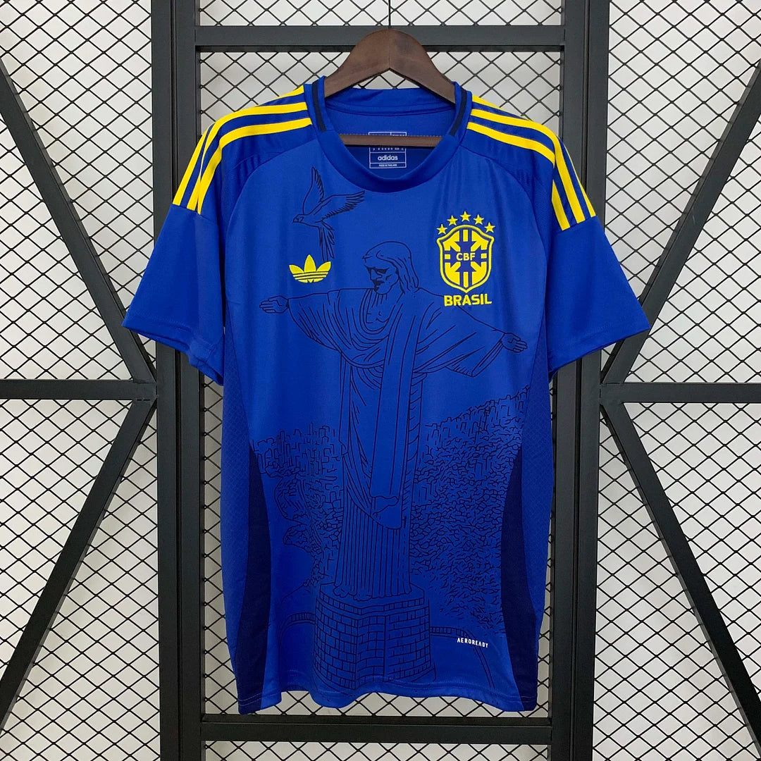 2025 Brazil Special Edition Jesus blue Football Shirt