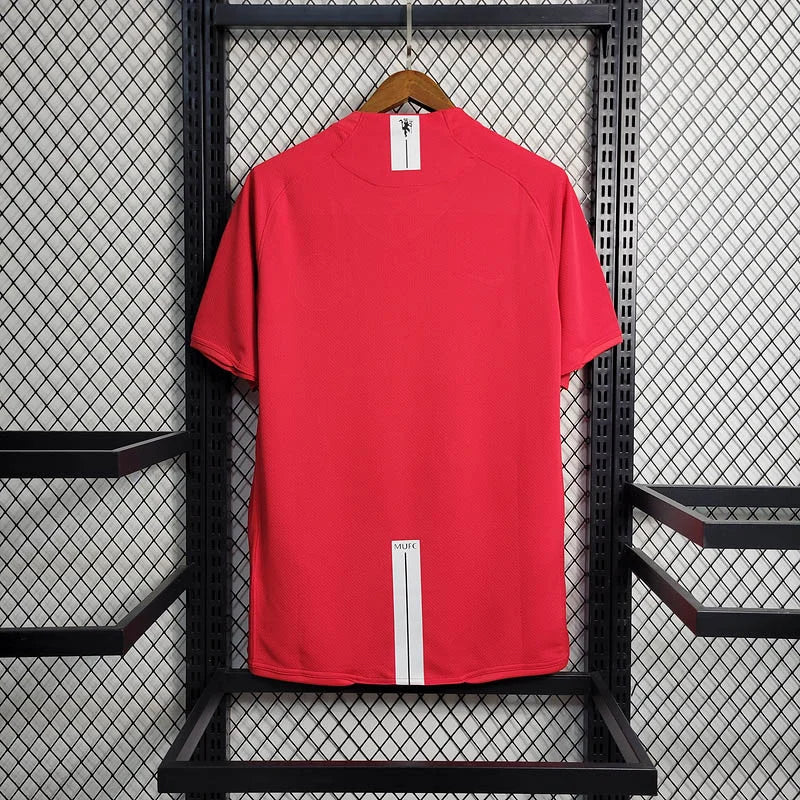 2007/2008 Retro Manchester United Home Champions League Edition Football Shirt