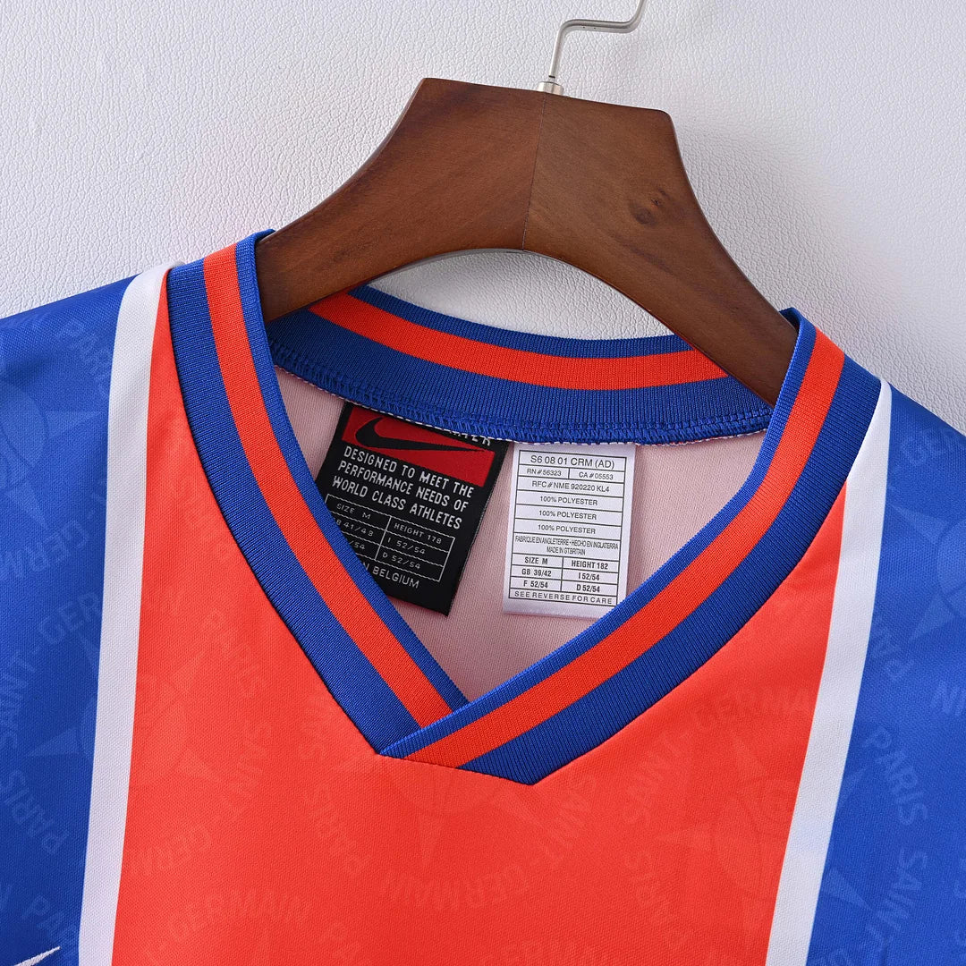 1995/1996 Retro Psg Paris Saint-Germain Home Football Shirt