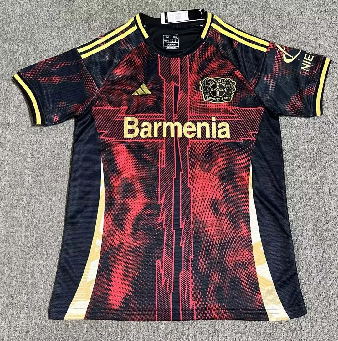 2025/2026 Leverkusen Special Edition Black and Red Football Jersey