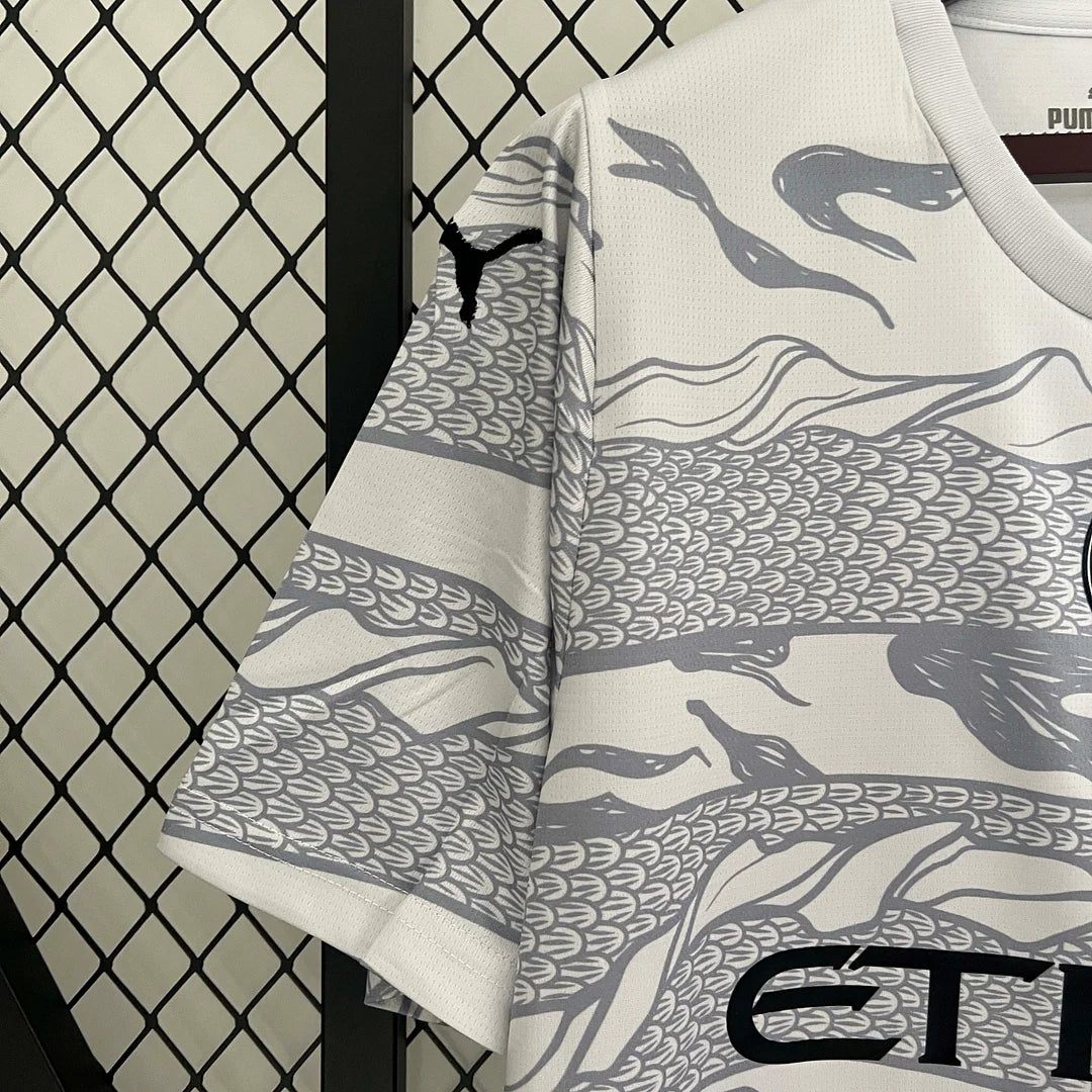 2023/2024 Manchester City Special Edition Grey Football Shirt